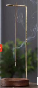 Hanging Wood Incense Burner, Inverted Design — Atrium NH-671