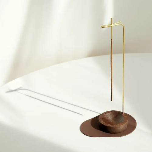 Hanging Wood Incense Burner, Inverted Design — Atrium NH-671