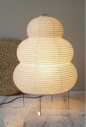 Japanese Rice Paper Table Lamp, E27 Socket — Meridian NH-704