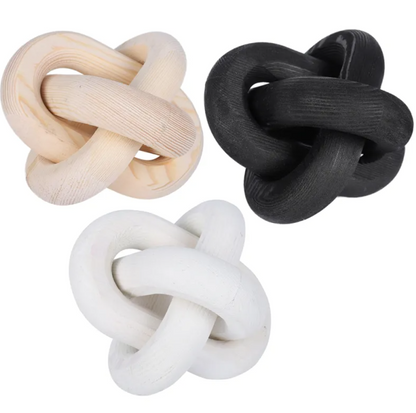 Wooden Knot Sculpture, Hand Carved 12cm — Atrium NH-399