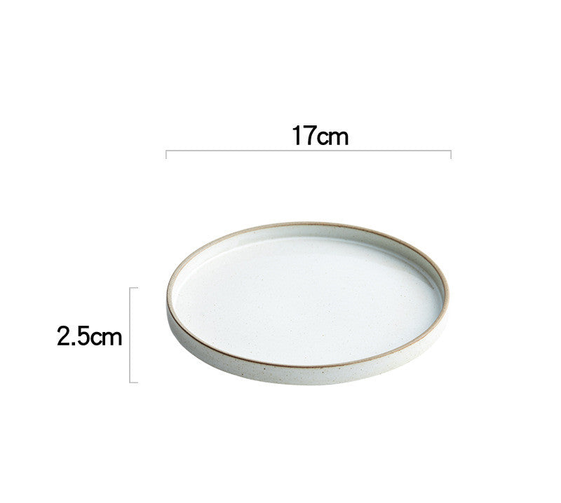 Stoneware Dinner Plate for Everyday Meals, Microwave Safe — Marmo NH-610
