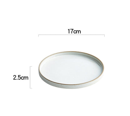 Stoneware Dinner Plate for Everyday Meals, Microwave Safe — Marmo NH-610