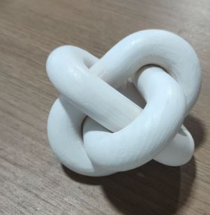 Wooden Knot Sculpture, Hand Carved 12cm — Atrium NH-399