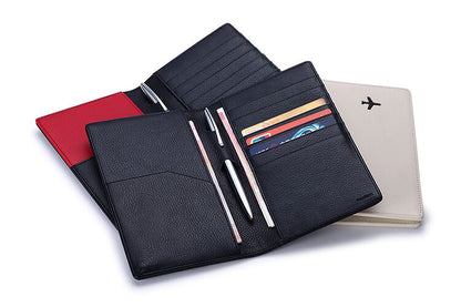 Leather Passport and Document Case — Transit NH-1489