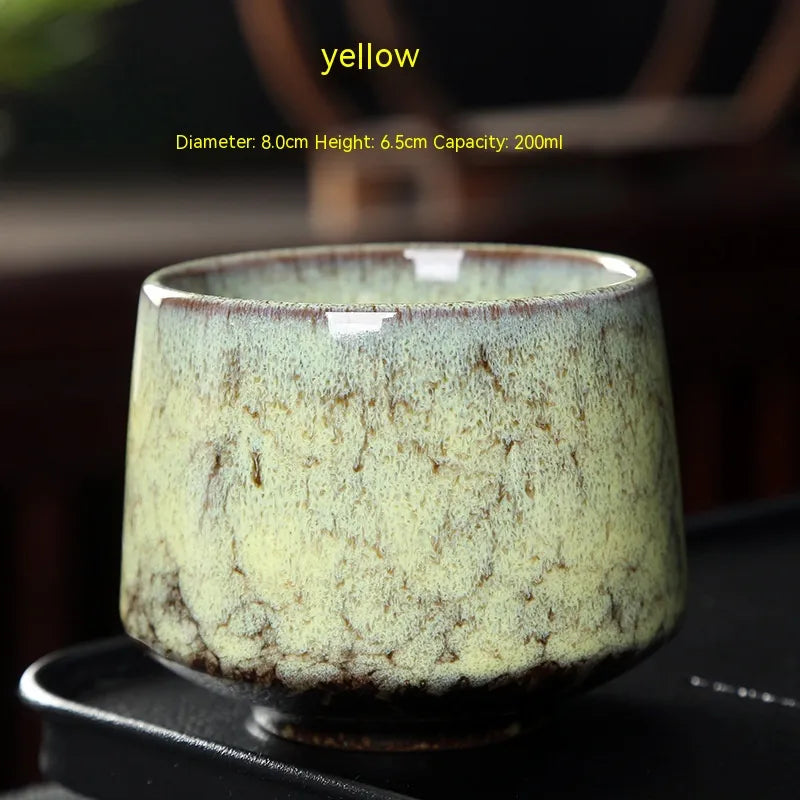 Stoneware Ceramic Cup, Microwave Safe — Marmo NH-601