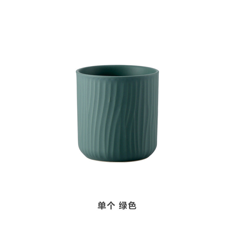 Ceramic Rinsing Cup Set, 500ml — Basin NH-481
