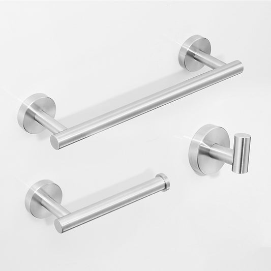 Stainless Steel Towel Ring, Hook and Rail Set, 3 Piece — Weir NH-859