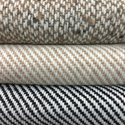 Alpaca Chunky Stripe Throw, Camel — Fell NH-1503