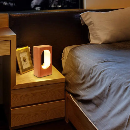 Wooden Desk Lamp, Beech Body, Dimmable LED — Meridian NH-713