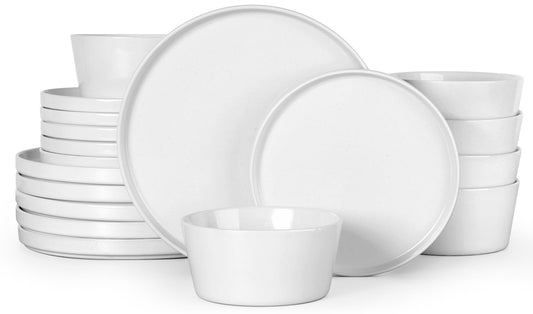 Stoneware Dinner Set, Eighteen Piece for Six — Ceres NH-1433