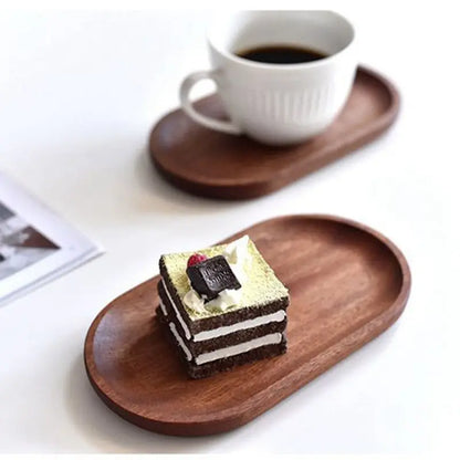 Walnut Serving Plate, Solid Wood — Vessel NH-447