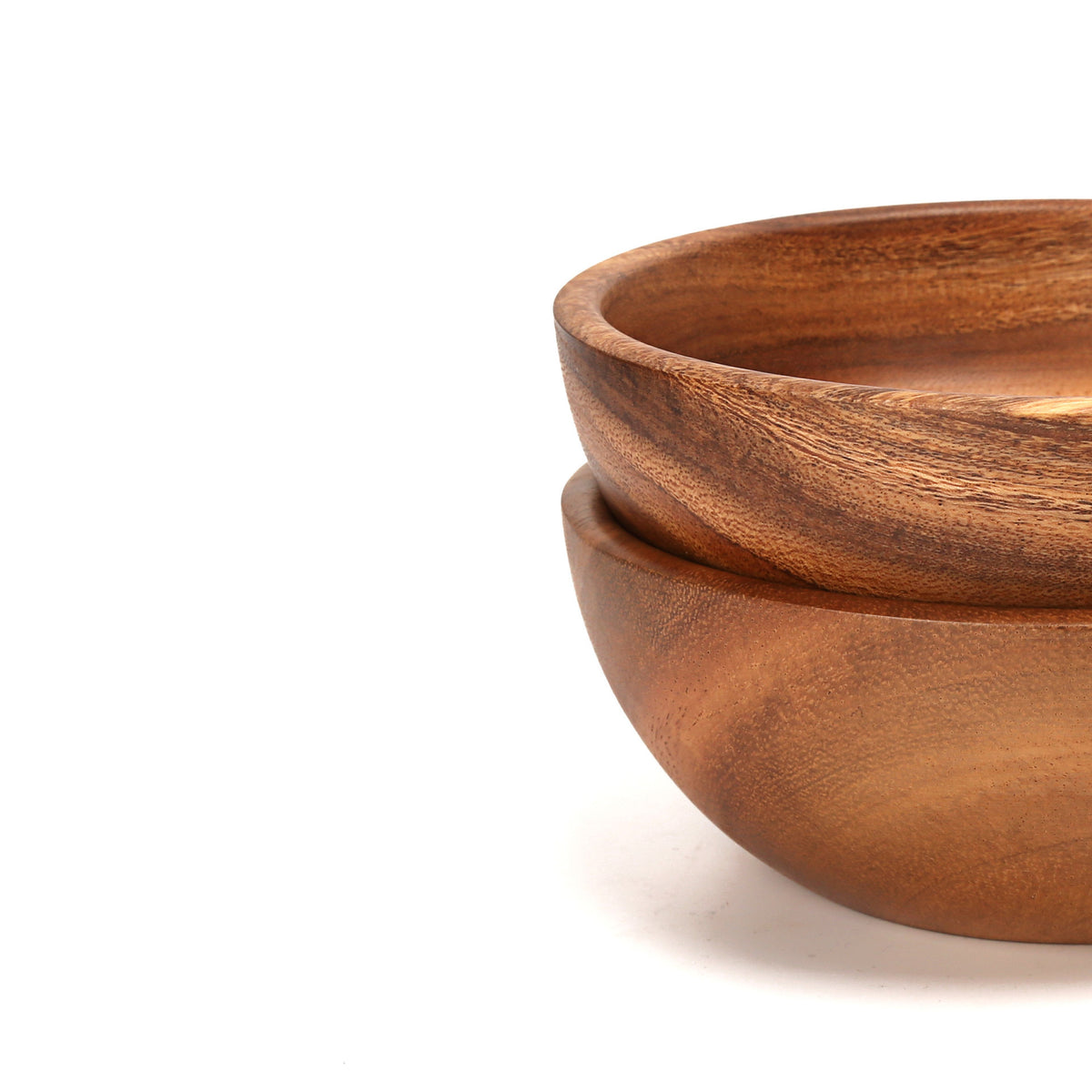 Acacia Wood Serving Bowl, Four Sizes — Vessel NH-455
