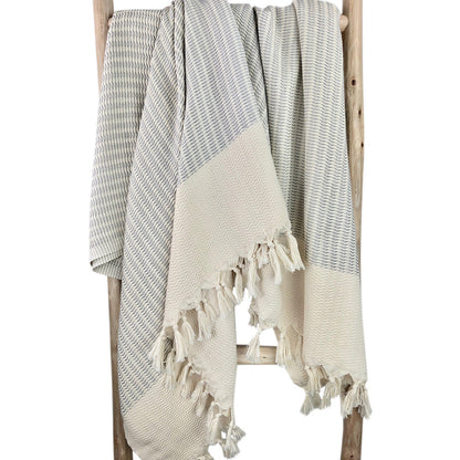 Turkish Cotton Wave Throw, Plush — Fell NH-1524