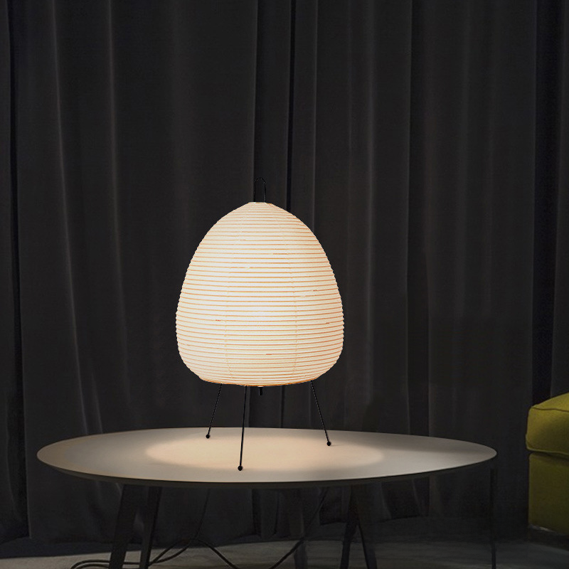 Japanese Paper Lamp Iron Frame, 47cm Tall — Meridian NH-706