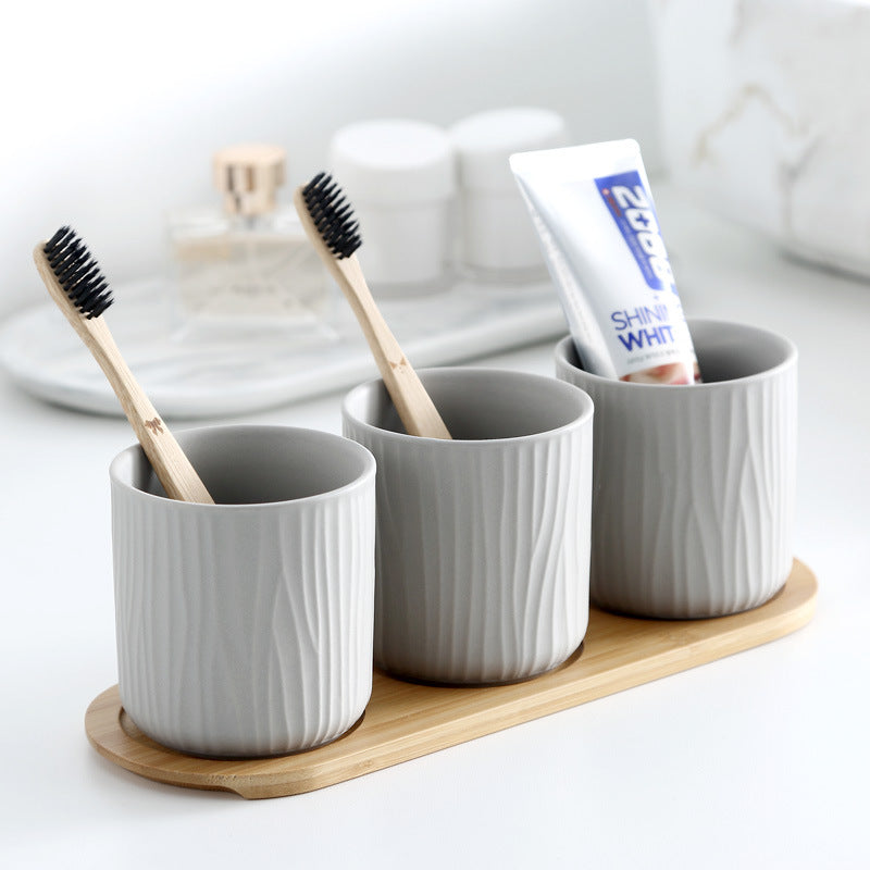 Ceramic Rinsing Cup Set, 500ml — Basin NH-481