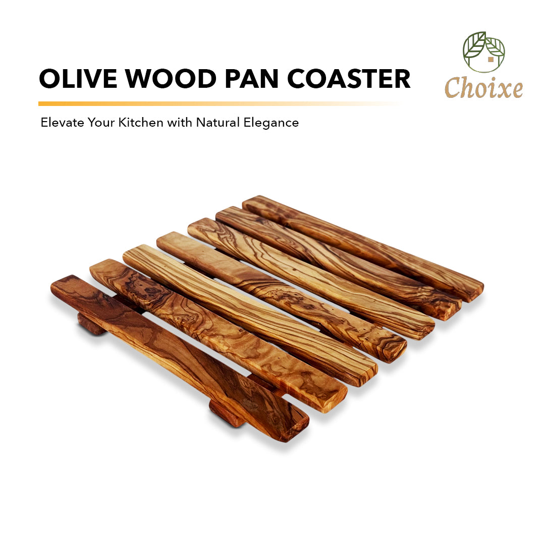 Olive Wood Pan Trivet — Grove NH-1565