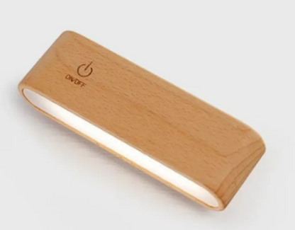 Rechargeable Reading Lamp, Solid Wood, Adjustable Brightness — Meridian NH-719