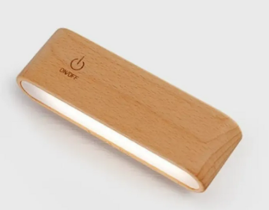 Rechargeable Reading Lamp, Solid Wood, Adjustable Brightness — Meridian NH-719