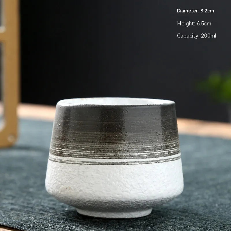 Stoneware Ceramic Cup, Microwave Safe — Marmo NH-601