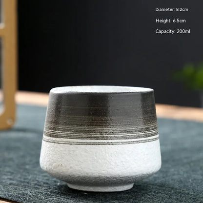 Stoneware Ceramic Cup, Microwave Safe — Marmo NH-601
