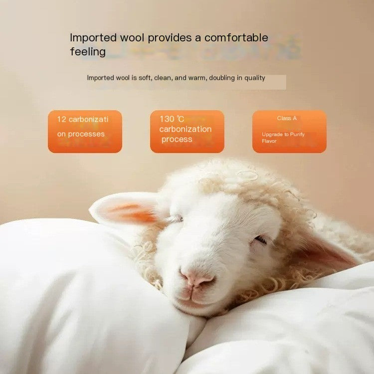 All-Season Australian Wool Duvet Inner, Cotton Cased — Meridian NH-1251