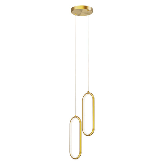 Copper Pendant Light Bedroom, Adjustable Drop Height — Meridian NH-046