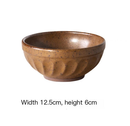 Handmade Stoneware Serving Bowl, 4.5-Inch — Marmo NH-606