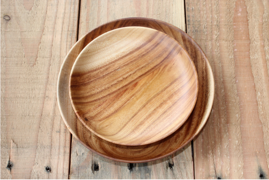 Acacia Serving Plate, Five Diameters — Grove NH-987