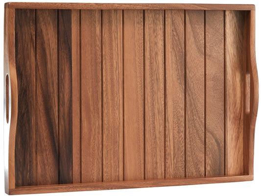 Acacia Serving Tray with Handles, 50 x 36cm — Grove NH-1438
