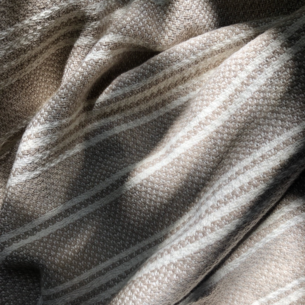 Turkish Cotton Woven Stripe Throw — Fell NH-1538