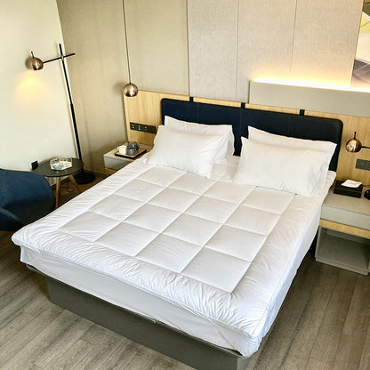 Quilted Cotton Mattress Protector, Hotel Weight — Vesper NH-1259