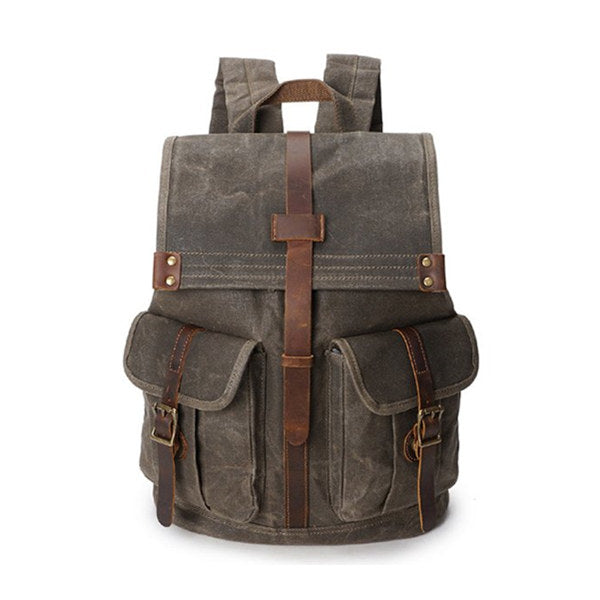 Waxed Canvas Waterproof Backpack — Transit NH-1485