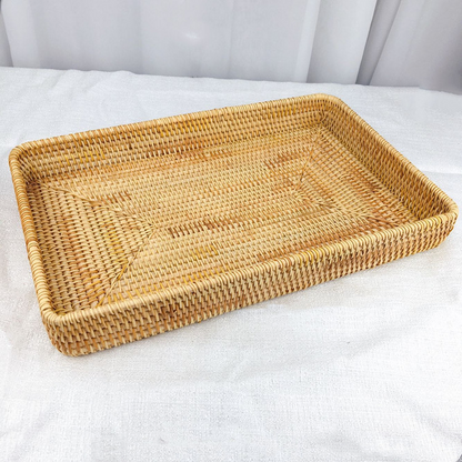 Woven Vine Rectangular Tray Set — Lattice NH-929