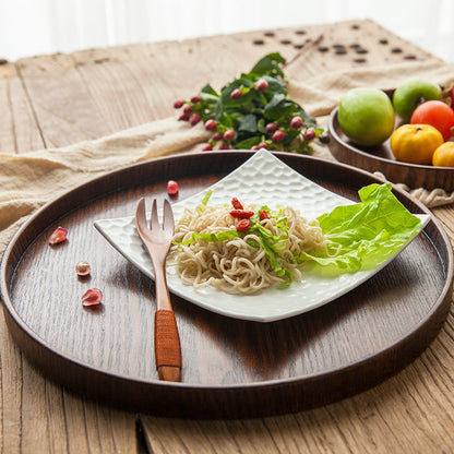 Round Wooden Serving Tray, Three Sizes — Grove NH-466