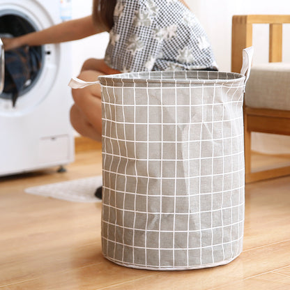 Round Foldable Laundry Basket, 35 x 43.5cm — Weave NH-489
