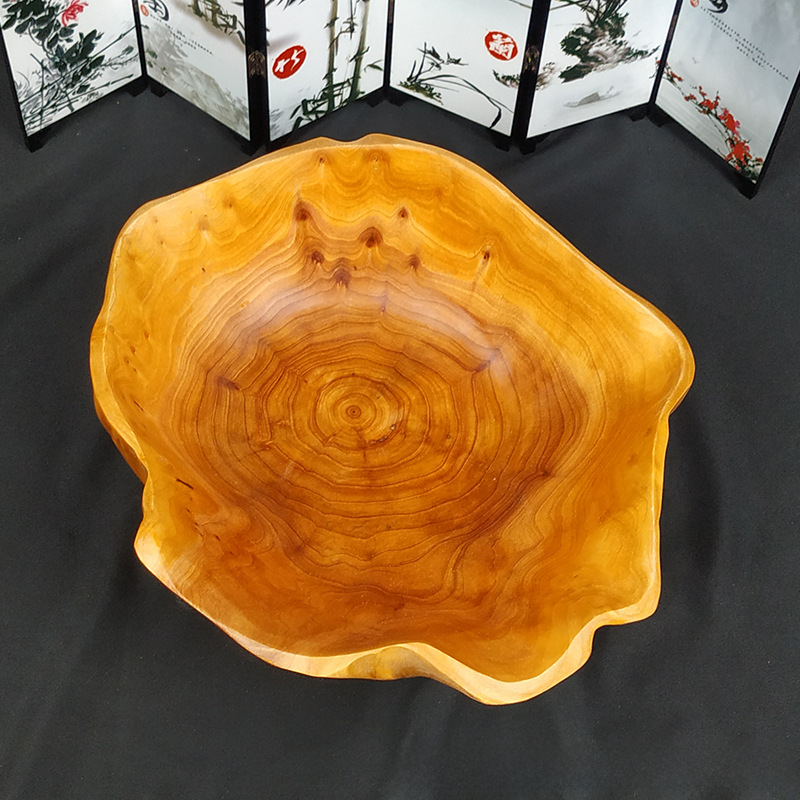 Solid Wood Fruit Platter for the Table, Irregular Shape — Alcova NH-637