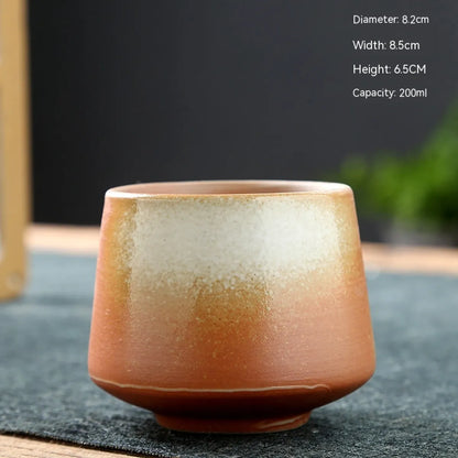 Stoneware Ceramic Cup, Microwave Safe — Marmo NH-601