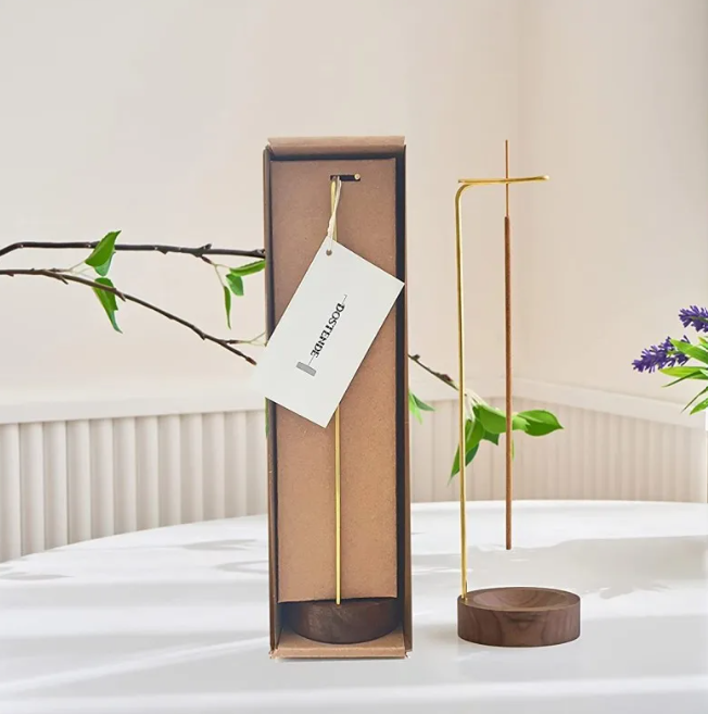 Hanging Wood Incense Burner, Inverted Design — Atrium NH-671