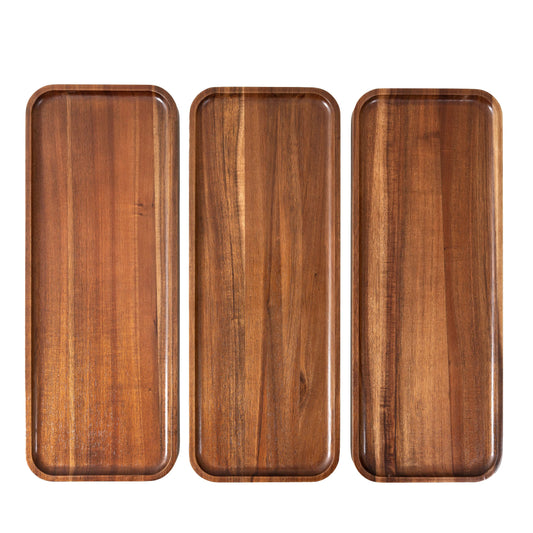 Acacia Serving Boards, Set of Three — Grove NH-1617