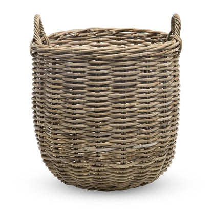 Handwoven Rattan Basket with Handles — Weave NH-1431