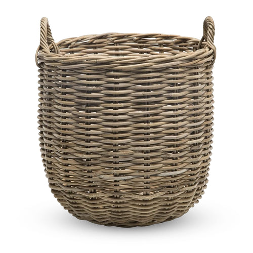Handwoven Rattan Basket with Handles — Weave NH-1431