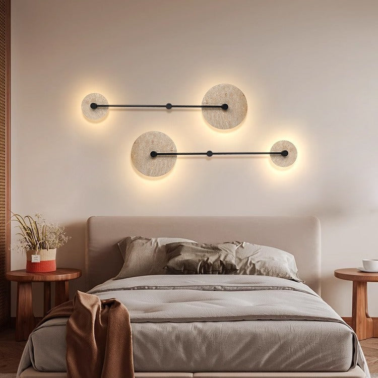Stone Wall Light Bedroom, Yellow Cave Stone — Meridian NH-700