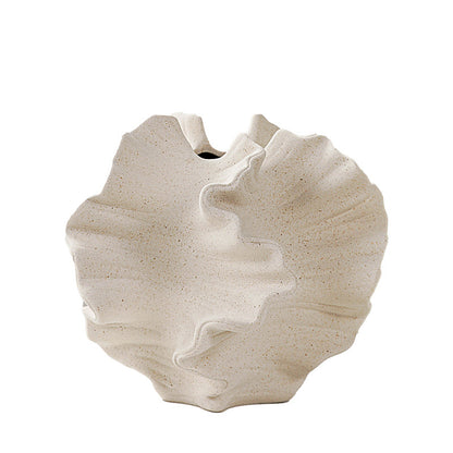 Matte Ceramic Vase Black and White, Two Sizes for Dried Flowers — Atrium NH-654