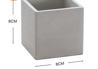 Cement Planter Small, Square Round or Rectangular — Atrium NH-378