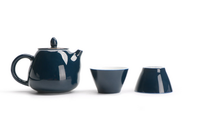 Porcelain Teapot, Fog Blue Glaze 200ml — Combe NH-1115