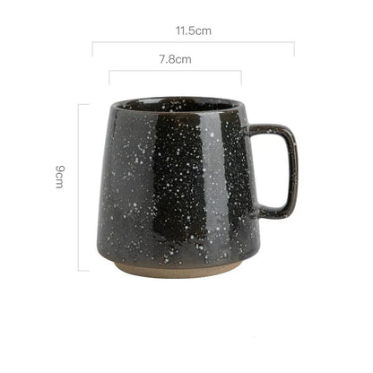 Stoneware Mug for Coffee and Tea, Textured Glaze — Marmo NH-611