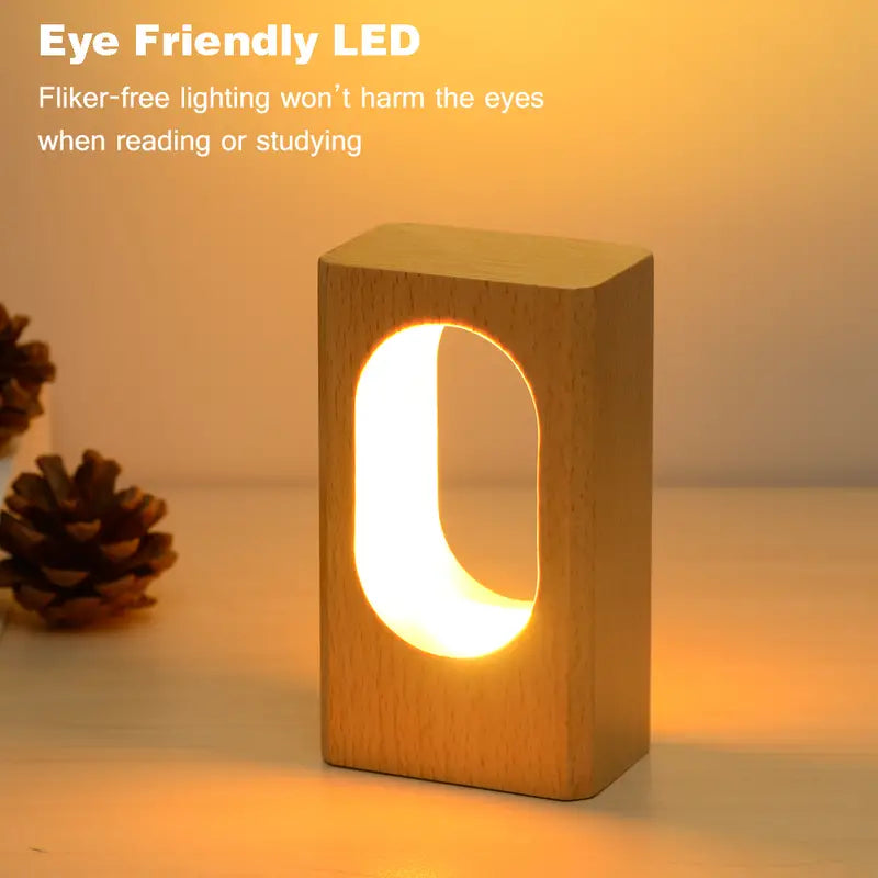 Wooden Desk Lamp, Beech Body, Dimmable LED — Meridian NH-713