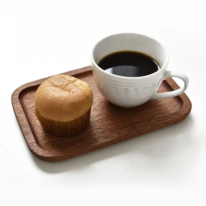 Walnut Serving Plate, Solid Wood — Vessel NH-447