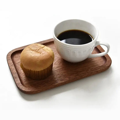 Walnut Serving Plate, Solid Wood — Vessel NH-447