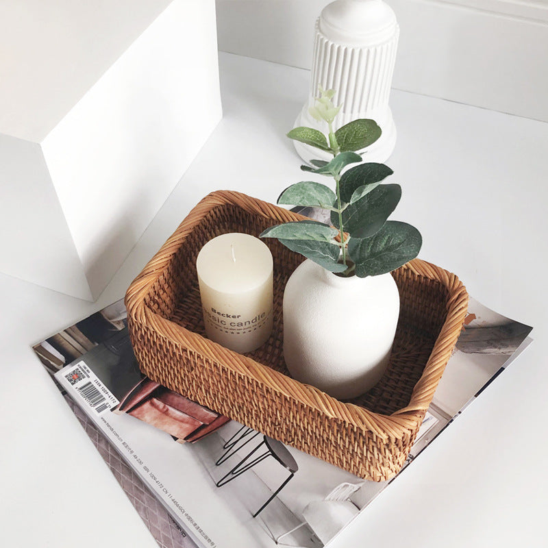 Handwoven Rattan Storage Basket — Weave NH-1518